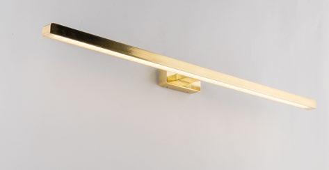 Applique da specchio led integrato in alluminio bianco, nero, cromo e oro spazzolato 13W 1000lm 4000°k collezione LANCER Applique da specchio led integrato in alluminio bianco, nero, cromo e oro spazzolato 13W 1000lm 4000°k collezione LANCER